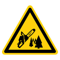 Do Not Cut Trees Symbol Sign,Vector Illustration, Isolate On White Background Label. EPS10