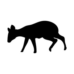 African Deer Silhouette