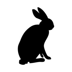 Hare Silhouette