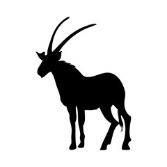 Oryx Antelope Silhouette