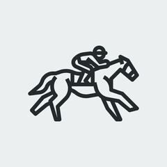 horse icon sign vector