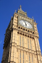 Fototapeta na wymiar London Big Ben clock - London landmark