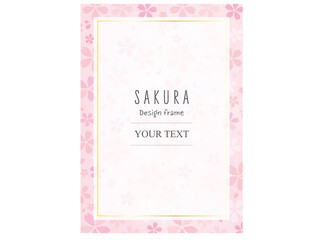 桜のフレーム