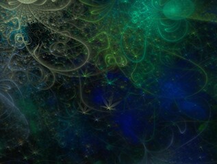 Imaginatory fractal background generated Image