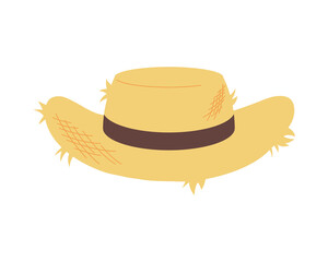 hat straw accessory