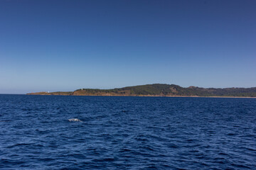 Boat trip through the Atlantic Ocean