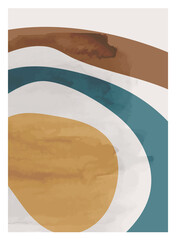 Trendy contemporary  abstract creative minimalist  composition for background,  wall decoration, postcard or brochure cover design art.  
EPS10 vector.
