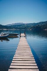 Obraz premium pier on the lake