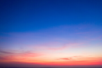 Blue dramatic sunset sky replacement for composition 