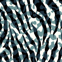 Abstract animal skin leopard seamless pattern design.
