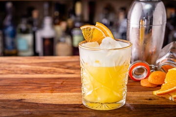 Harvey Wallbanger styled cocktail