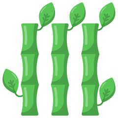 
Flat editable icon of tree, 

