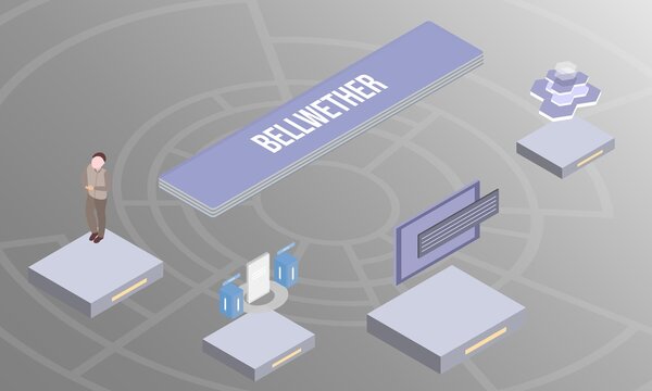 Bellwether concept on abstract design