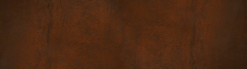 Grunge rusty orange brown metal steel stone background texture banner panorama