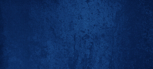 Dark blue spotted stone concrete paper texture background panorama banner