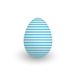 Colorful 3D realistic Easter egg