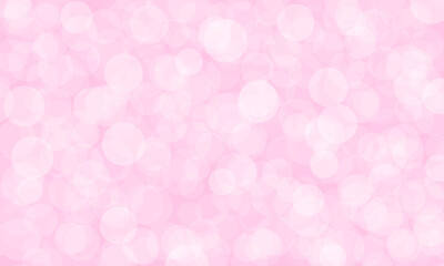 Abstract circle bokeh on pink background