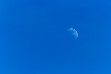 Moon in the afternoon