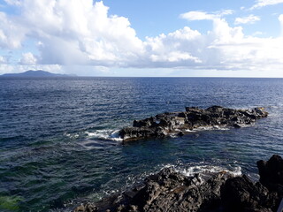 rocks in the sea