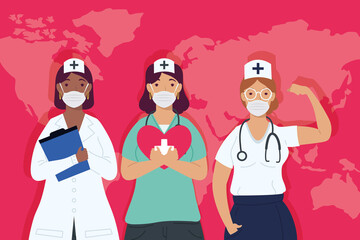 nurses in earth