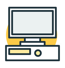 Monitor Vector Icon