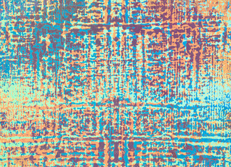 Background texture, paint splashes, blue and orange