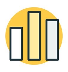 Bar Graph Vector Icon