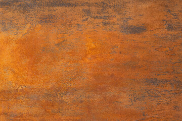 Orange textured old rusty metal surface. Rusty iron metal texture for background