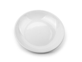 white plate isolated on white background