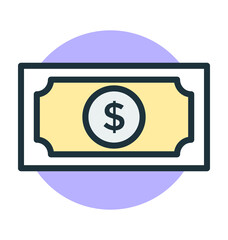 Banknote Vector Icon