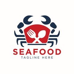 Seafood Restaurant Logo Design Template