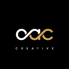 Fototapeta premium OAC Letter Initial Logo Design Template Vector Illustration