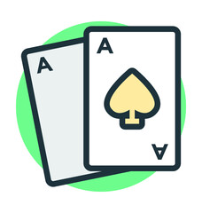 Spade Card Vector Icon