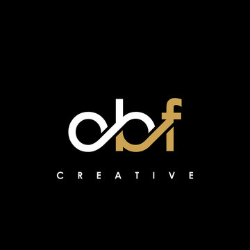 OBF Letter Initial Logo Design Template Vector Illustration