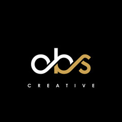 OBS Letter Initial Logo Design Template Vector Illustration