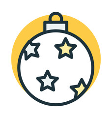 Obraz premium Bauble Vector Icon