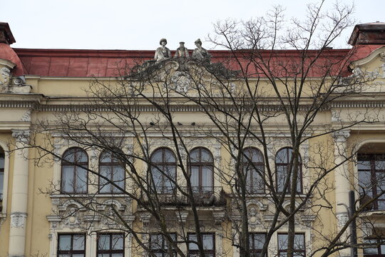 Compositions of the old city of Lviv.