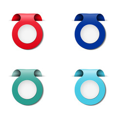 New Arrival store product tags stickers, new labels or promotional posters and banners vector sticker badge templates. Vector illustration.