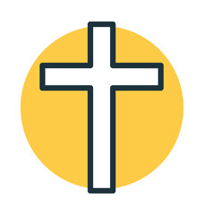 Obraz premium Holy Cross Vector Icon