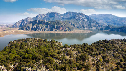 Iztuzu beach and Dalyan river delta, Turkey