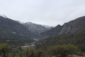 Mirador de cóndores, cajón del Maipo. Chile