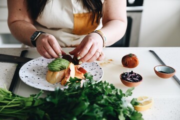 healthy cooking colorful food