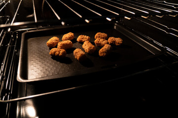 Scampi Cooking in Oven