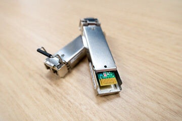 SFPモジュール  光通信のコンセプトイメージ