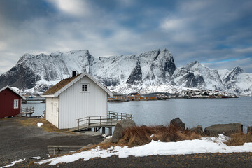 The magic of nature in Lofoten during winter