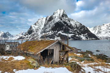 The magic of nature in Lofoten during winter