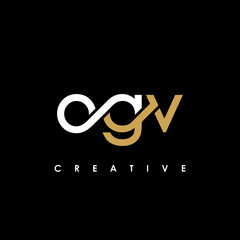 OGV Letter Initial Logo Design Template Vector Illustration