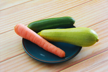 fresh natural vegetables cucumber, zucchini, potatoes, onions