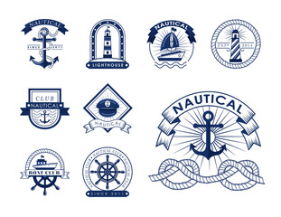 nine nautical icons
