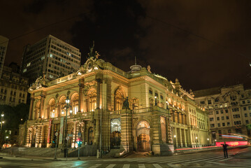 Fototapeta premium Teatro Municipal de São Paulo, Brasil